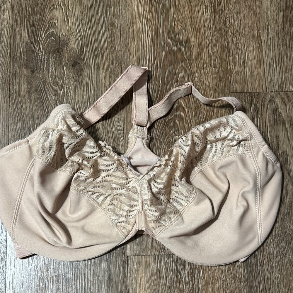 Glamorise WonderWire Front-Close T-Back Bra Size 34H